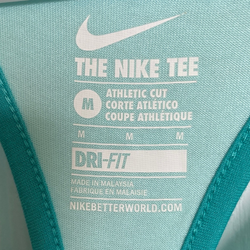 Nike Aqua Blue Racerback Tank - Picture 2 of 4
